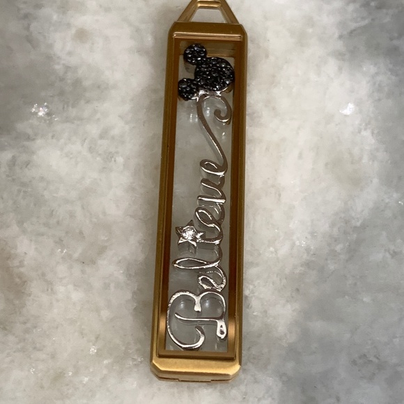 Believe Gold Vertical Locket #keepsake - Picture 1 of 8